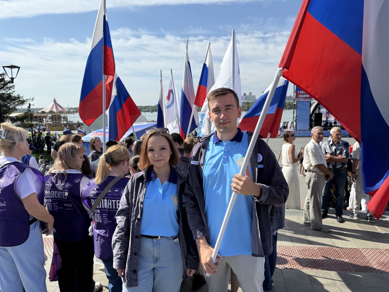 Великий флаг у берегов Сибири